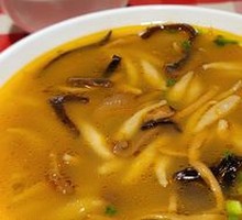 Mushroom Soup with Buckwheat Noodles