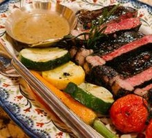 Brown Stone Spanish-Style Ribeye Steak