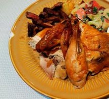 Half Roasted Chicken with 2 Sides