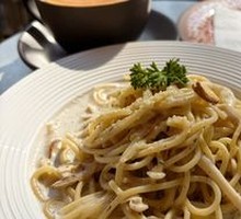 Truffle Cream Mushroom Pasta