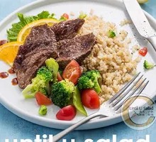 Beefy Grain Bowl with Yogurt