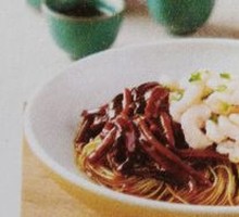 Shrimp and Eel Sauce Noodles
