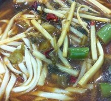 Sour Spicy Bamboo Shoot Noodles