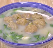 Snow Cabbage Yellow Croaker Fish Ball Noodles