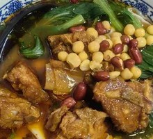 Braised Pork Ribs with Knife-Cut Noodles