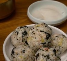 Crab Stick and Fish Roe Hand-Molded Rice Ball