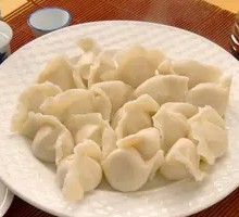 Chinese Water Dumplings with Shepherd's Purse and Pork