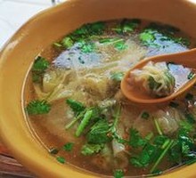 Fresh Herb and Pork Wontons