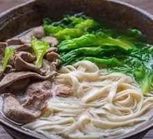 Vegetable and Pork Noodles