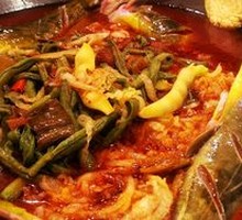 Braised Goose in Large Iron Pot