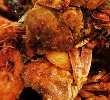 Braised Large Crab with Yellow Sauce