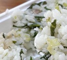 Green Vegetable Sausage Pork Fat Fried Rice