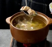 Immortal Chicken and Bamboo Mushroom Soup