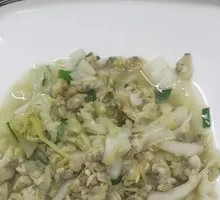 Dried Clam and Chinese Cabbage Stir-fry