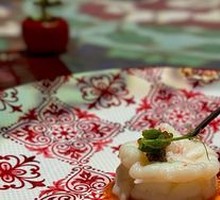 Lobster Soup with Rose Peony Shrimp