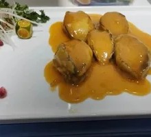 Shrimp Sauce Abalone with Dried Scallop