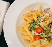 Cream Truffle Mushroom Pasta