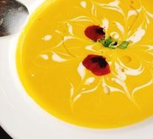 Creamy Pumpkin Soup with Truffle