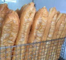 Oil-fried dough stick with pancake