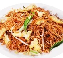 Egg Fried Noodles with Drink