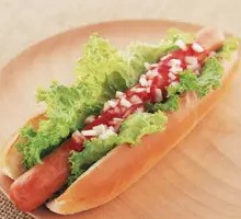 Beef Sausage Double Sandwich