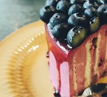 Blueberry Cheesecake Layer Cake