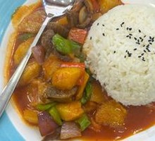 Beef and Potato Rice Bowl