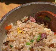 Beef and Ham Fried Rice with Morel Mushrooms