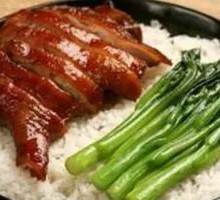 Sauce Duck Leg Rice