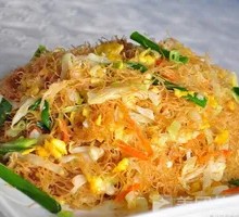 Sausage Fried Rice Noodles