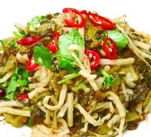 Salted Vegetable and Bamboo Shoot Stir-fry with Pork