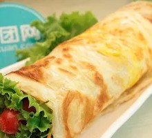 Seaweed and Meat Floss Pancake