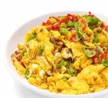Egg with Green Pepper