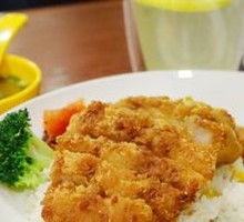 Secret Fried Pork Cutlet Curry Rice