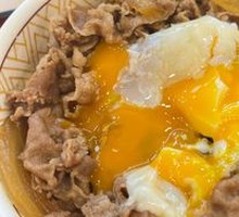 Hot Spring Egg Beef Rice