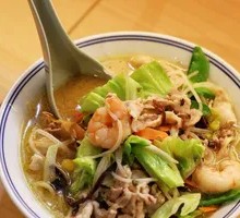 Seafood and Pork Mixed Stir-fried Noodles