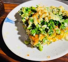 Grilled Spicy Onion Egg Yolk Mayo Okonomiyaki