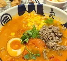 Beef Noodle Soup with Tomato Broth