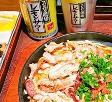 Beef and Seafood Hiroshima-style Oyster Pancake