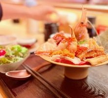 Ultimate Colorful Seafood Donburi