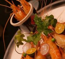 Steamed Drunk Shrimp