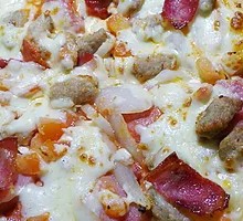 Four-Meat Pizza with Thin Crust
