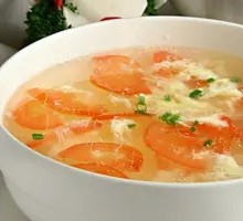 Tomato Egg Drop Soup