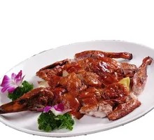 Crispy Roast Duck with Scallion Sauce and Pancakes