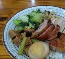 Salt-Baked Chicken with Roast Duck