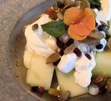 Nutty Yogurt Fruit Mix