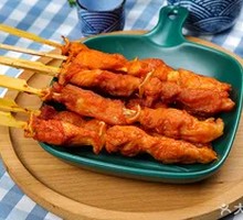 Charcoal-Grilled Pork Skewers