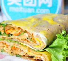 Crispy Chicken Strip Pancake