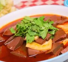 Duck Blood Hot Pot