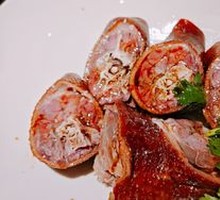Braised Goose Neck with Lion's Head